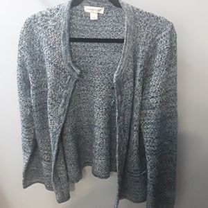 Christopher &Banks cardigan size large heather blu